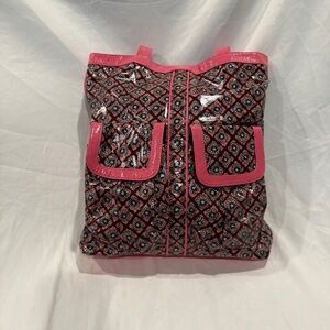 Vera Bradley Frill Tote in Mocha Rouge